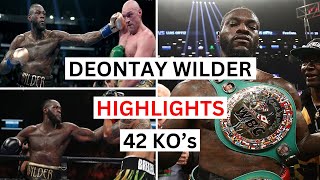 Deontay Wilder 42 KOs Highlights amp Knockouts [upl. by Knutson]