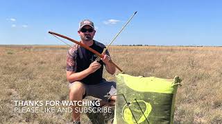 Shooting Comanche Bow in the Heart of Comancheria and Visiting Quanah Parker Trail Arrow Marker [upl. by Angelico944]