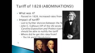 APUSH Review Tariffs That You Must Know [upl. by Beker]