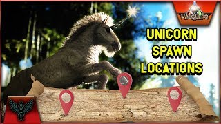 ARK Valguero Unicorn Spawn Locations [upl. by Scrope653]