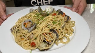 Spaghetti alle Vongole Chef Barbato [upl. by Lamphere573]