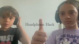 Cool headphone hack communication  hacks diy technology [upl. by Doner]