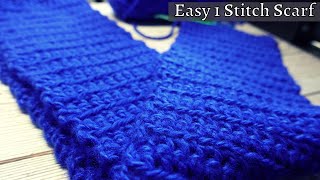 Crochet Scarf for Beginners Take 13  Easy Pattern to Crochet Scarf Using ONE Stitch [upl. by Ennire127]