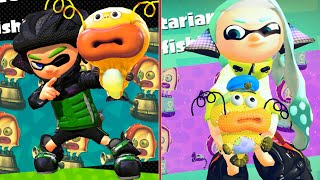 Splatoon Graphics Comparison  Splatoon 1 vs Splatoon 2 [upl. by Annayi13]