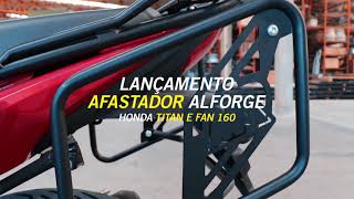 NOVO AFASTADOR ALFORGE HONDA TITAN E FAN 150  160  MA ACESSÓRIOS [upl. by Nylinej]