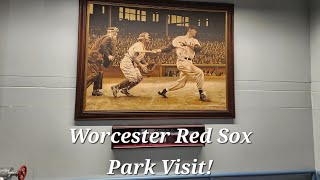 Trip to Worcester Red Sox AAA game Its Cold [upl. by Eicyak]