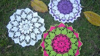 Carpeta fácil de tejer en crochet paso a paso Tutorial DIY Parte 12 [upl. by Asila]