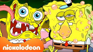 Bob Esponja  As Cenas MAIS NOJENTAS de Todos os Tempos de Bob Esponja  Compilação  Nickelodeon [upl. by Casteel]