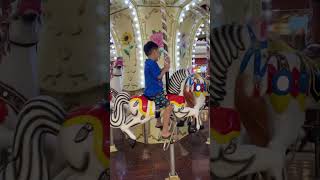 Kuya and elior riding carousel at sm southmall [upl. by Tnomad]