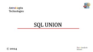 SQL UNION OPERATOR [upl. by Alolomo]