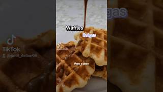 Waffles Belgas 🧇 waffle fypシ゚viral parati yummy instagood desayunofit belgium [upl. by Anahsal]