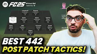 POST PATCH BEST META 442 FORMATION AND CUSTOM TACTICS  FC 25 ULTIMATE TEAM [upl. by Kcirde]