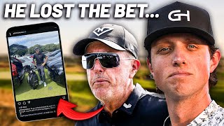 Grant Horvat tells the TRUTH about Phil Mickelson wearing joggers at The Open [upl. by Riancho]