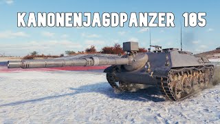 World of Tanks Kanonenjagdpanzer 105  7 Kills 62K Damage [upl. by Quinlan675]