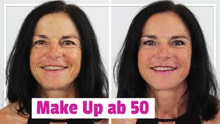 Make Up ab 50 – braune Augen schminken [upl. by Hcirdla]