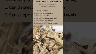 Licorice Root Benefits licoricerootbenefits licoricetea licoriceroot guthealth tea farazberjis [upl. by Ahsim]