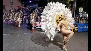 Amigos da Tijuca  Passistas Carnaval da Mealhada 2024  Desfile Nocturno [upl. by Nomyad102]