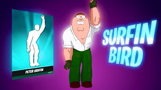 Peter Griffin EMOTE in Fortnite  Surfin Bird [upl. by Magnum]