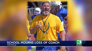 Will C Wood High School community mourns loss of coach Jacob Wright [upl. by Nevil19]