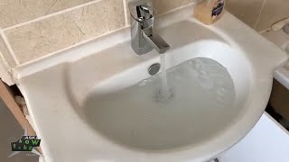 How to change a wash basin tap tap replacement step by stepChange tap in the bathroom sink [upl. by Adiv99]