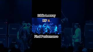 RIP Eddie Leeway🙏Last show leeway hardcore thrash crossover [upl. by Laddy]