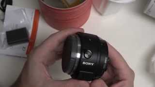 Sony Alpha QX1 Unboxing and First Look [upl. by Auoy801]