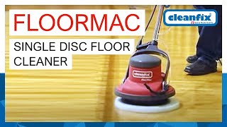 FloorMac  Single disc floor cleaner  Cleanfix [upl. by Sineray]