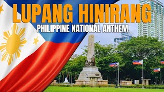 Philippine National Anthem  quotLupang Hinirangquot  Chosen Land  Lupang Hinirang Lyrics [upl. by Medwin]