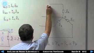 Análisis de Redes Eléctricas 1Circuitos Trifásicos Sesión 8 813 [upl. by Penney]