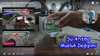 Su Arıtma Cihazı Musluk Değişimi [upl. by Sik]