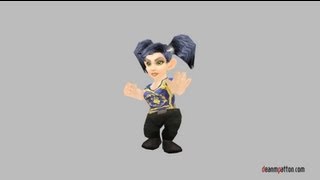 Warcraft Dance Studio Tauren Female dance to Gnome Female [upl. by Geoff]