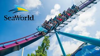 The Ultimate Ride  Mako Roller Coaster POV at SeaWorld Orlando  Back Row POV  4k HD [upl. by Atnuahs58]