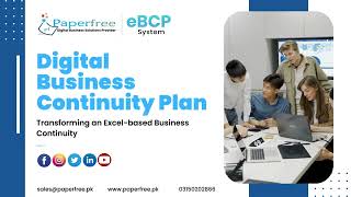 Digital Business Continuity Plan Software by Paperfreepk  BCP Demo [upl. by Janette382]