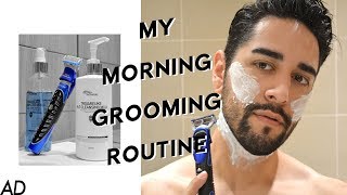 My Morning Grooming Routine Beard Grooming amp Shaping  Gillette ProGlide Styler AD ✖ James Welsh [upl. by Shurlock]