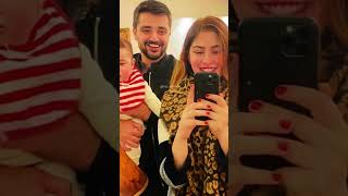 Hamza Ali abbasi with her daughter youtubeshorts SyedaBA plzlikeandsubscribemychannel unfreez [upl. by Urbannal]