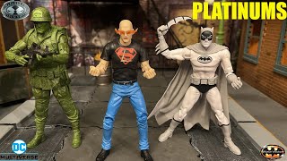 McFarlane DC Multiverse Platinum Chase Sgt Rock Conner Kent Superboy Manga Batman Collectors Review [upl. by Dennard]