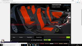 Video Guida Configuratore Sedili Auto FoderArt [upl. by Collis]