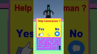 Maze Challenge  Skibidi Toilet amp Titan Camera Saw Man shorts trending funny [upl. by Rusell617]