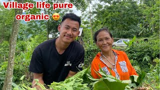 Spending time in the field with Sebnagafamily7 Mom  pure Raw organic video [upl. by Apfelstadt]