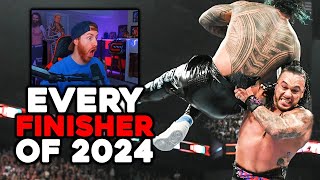 EVERY WWE FINISHER OF 2024 SO FAR [upl. by Attenwahs]