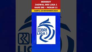 JADWAL BRI LIGA 1 HARI INI briliga1 jadwalbriligaindonesia [upl. by Haleemak]