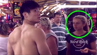 When a Bodybuilder Goes Shirtless In Public 🤯 [upl. by Sadick]