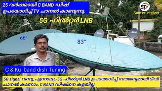 FREE മലയാളം ടീവി ചാനൽC BAND Dish സൗജന്യമായി കാണാവുന്ന ടിവി ചാനലുകൾ 5G വന്നു എന്നാലും കുഴപ്പമില്ല [upl. by Fausta411]