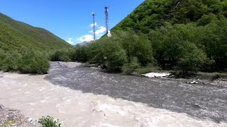 Black and white Aragvi River Georgia shorts [upl. by Eyahsal]