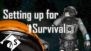 Space Engineers Tutorial Setting Up For Survival Part 0 of a survival tutorial series [upl. by Tavie]