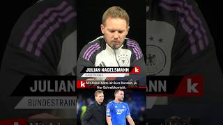 Nagelsmann über Kontakt zu Szalai “Ist ein gutes Zeichen” shorts [upl. by Aiker739]