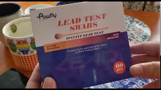 Lead Test Swabs for Dishes amp Cups [upl. by Careaga]