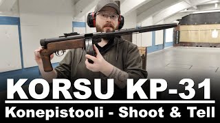 Korsukonepistooli KP31  Shoot amp Tell [upl. by Noskcire]