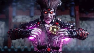 Shinnok Destroys Raiden Shang Tsung And Quan Chi Scene  Mortal Kombat Onslaught [upl. by Ecirehs]