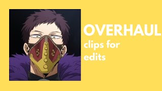 BNHA OVERHAUL clips for edits [upl. by Laspisa]